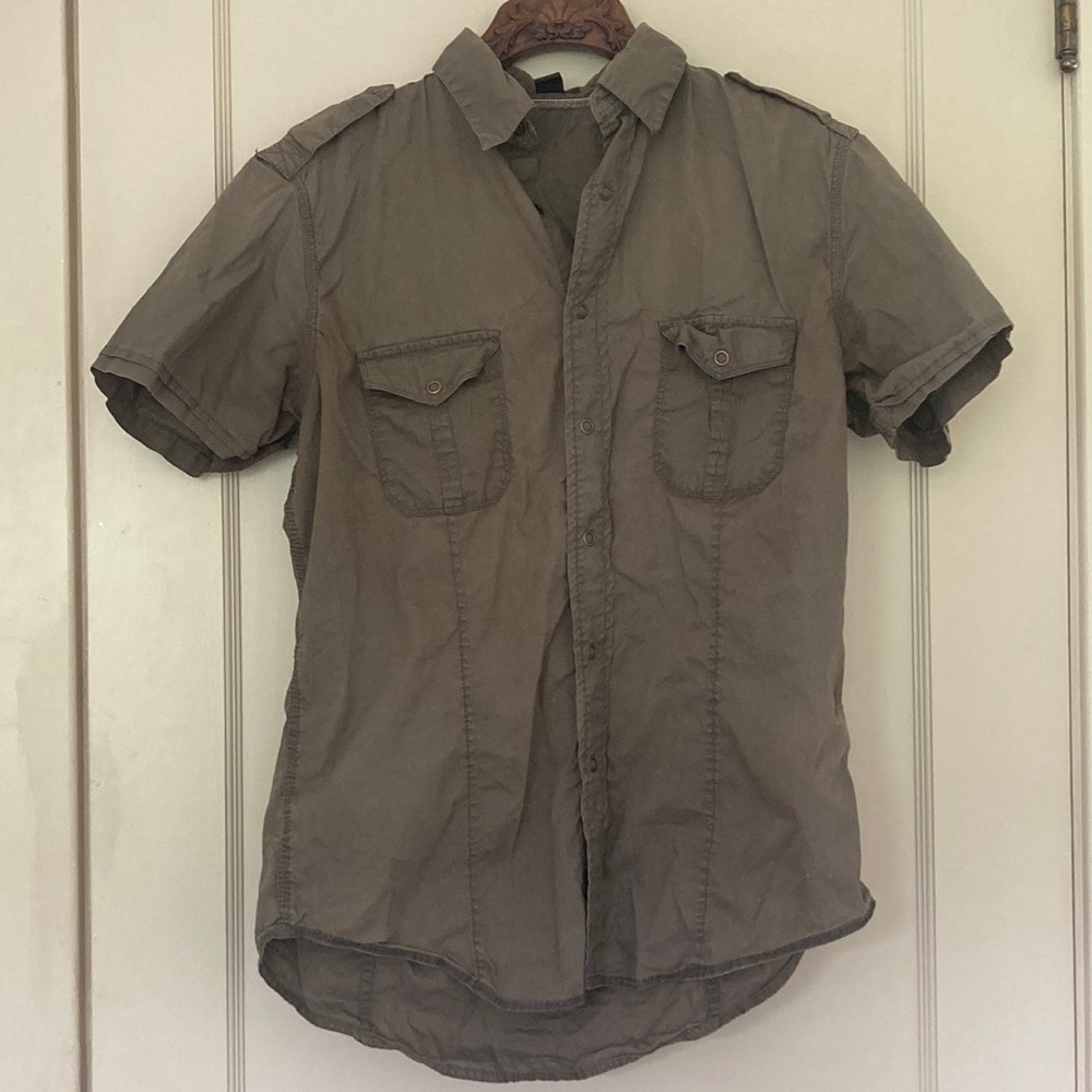 Arizona cotton western style short-sleeved shirt